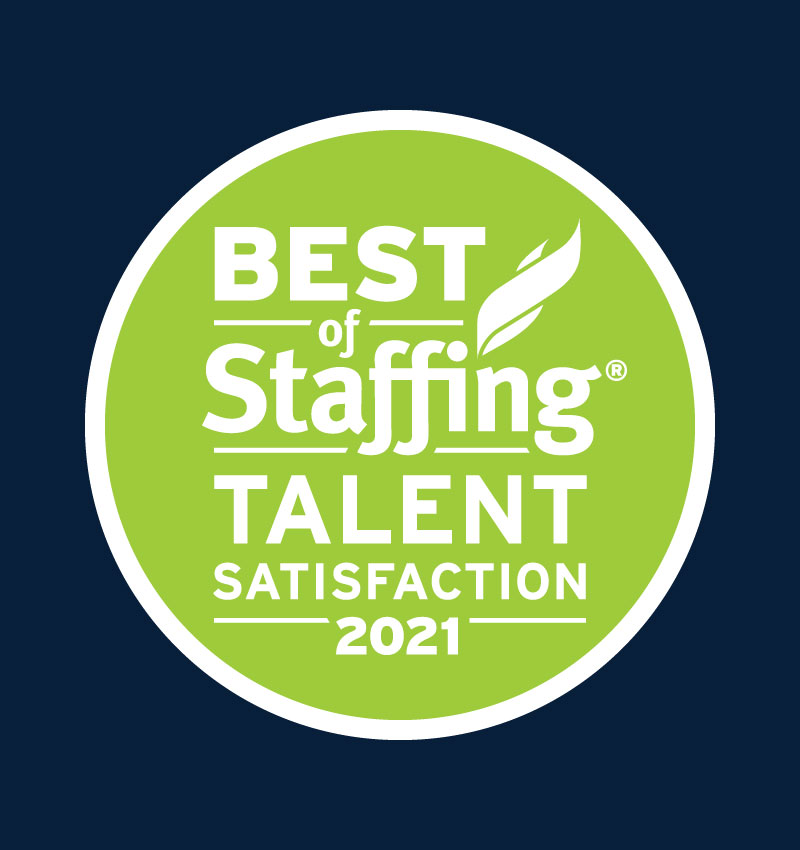 Clearly Rated Best of Staffing Talent award 2021